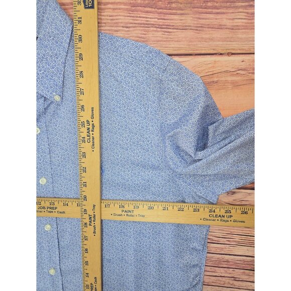 Ralph Lauren Performance Mens Blue Floral Button-Down Shirt Large - Picture 8 of 8
